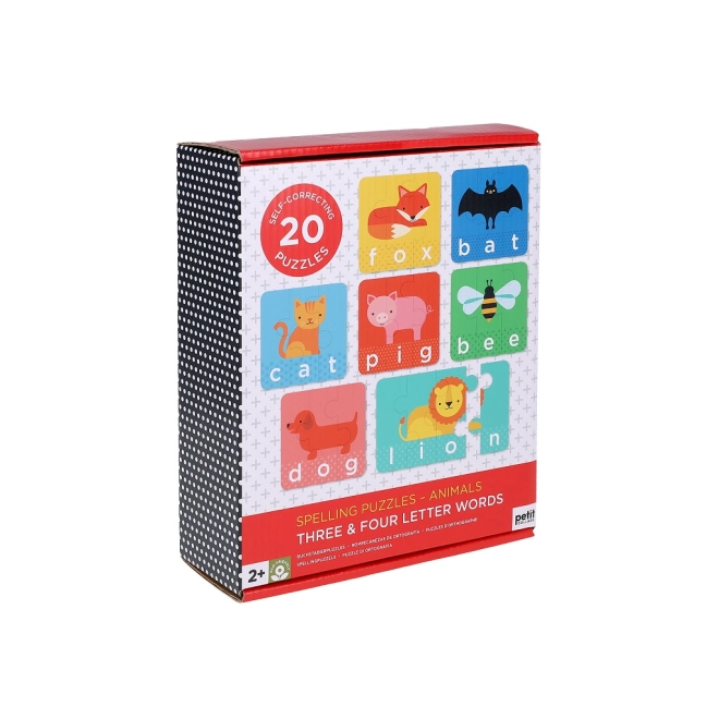 20 puzzle con animali autocorrettivi