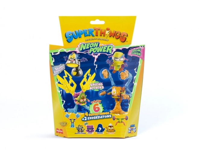 SuperThings NeonPower set di 6 personaggi
