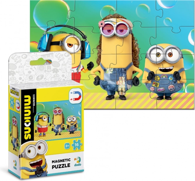 Puzzle magnetico Minions: party