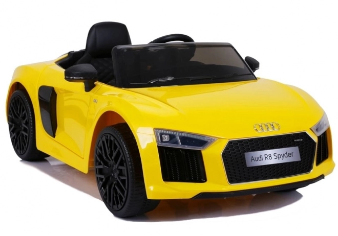 Auto a Batteria per Bambini in Stile Audi R8 Giallo