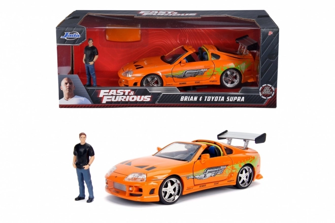 Auto 1995 Toyota Supra 1:24 con figura Brian O’Conner