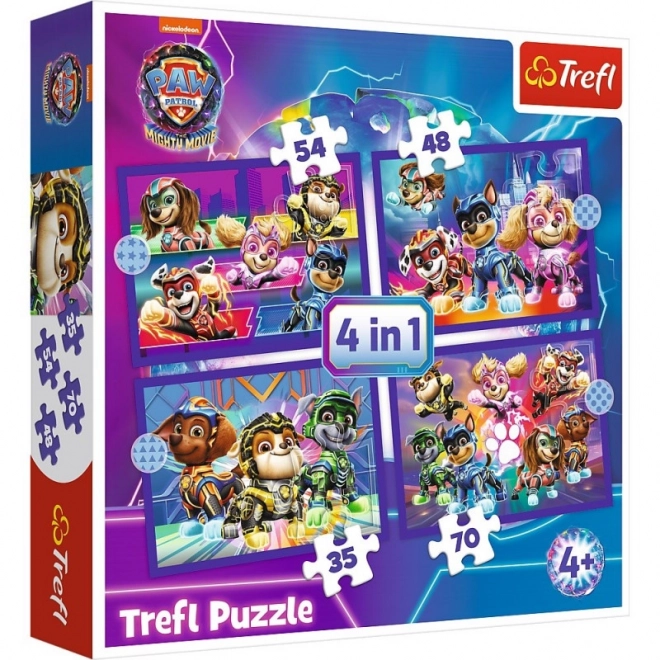 Puzzle 4in1 personaggi PAW Patrol