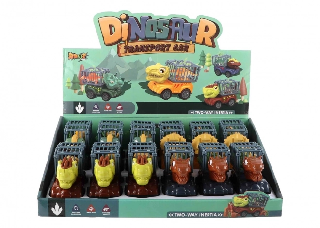 Auto a retrocarica Dinosauro con figurina