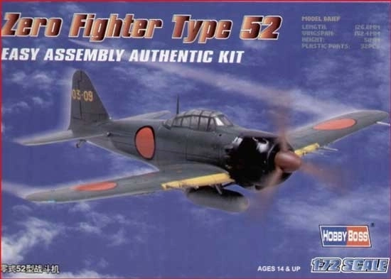 Modello in plastica Zero Fighter Tipo 52