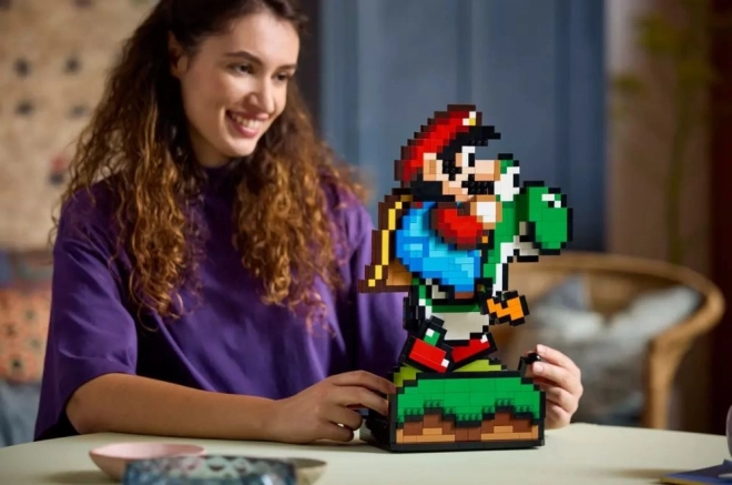 Super Mario e Yoshi - Modellino LEGO Super Mario World