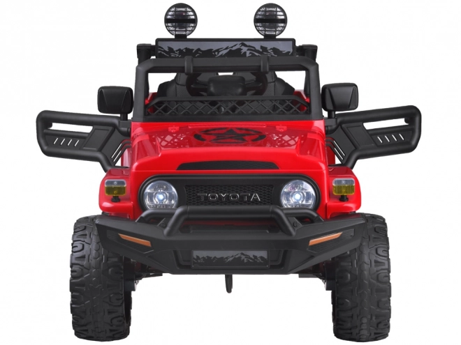 Macchina Elettrica Toyota FJ Cruiser per Bambini – Rosso