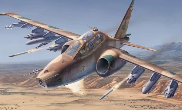 Modello Plastico Aereo Sukhoi Su-25 UB/UBK