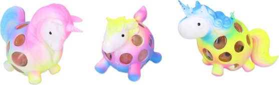 Unicorno antistress schiacciabile 10 cm