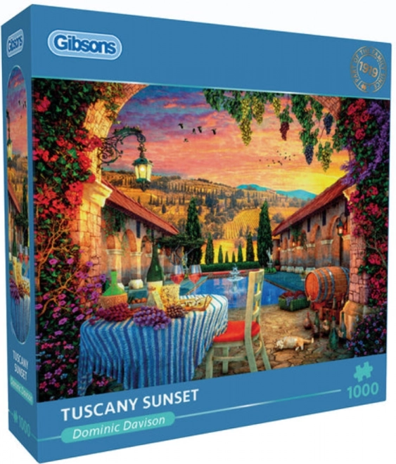 Puzzle tramonto in Toscana 1000 pezzi