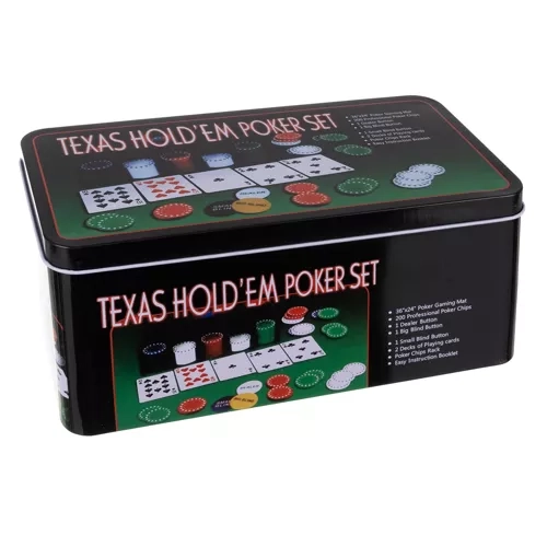 Set Poker Texas Hold'em 200 Gettoni Malatec