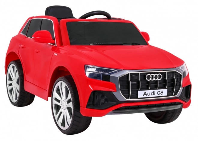 Audi Q8 Sollevatore per bambini batteria Rosso + Telecomando + EVA + Avvio lento + MP3 USB + LED