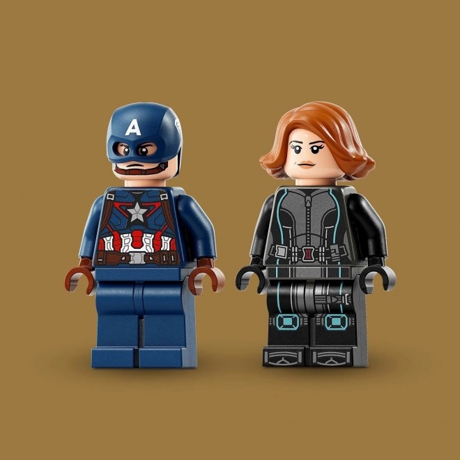 Motociclette Marvel Lego di Vedova Nera e Capitan America