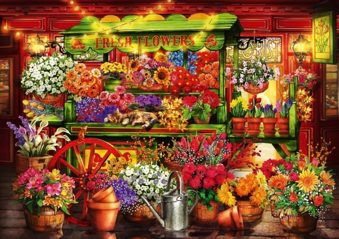 Puzzle Stallo dei Fiori 1000 Pezzi