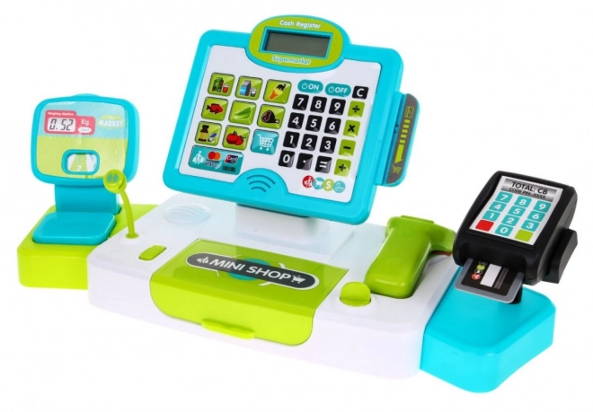 Cassa realistica per bambini dai 3 anni con pannello touch