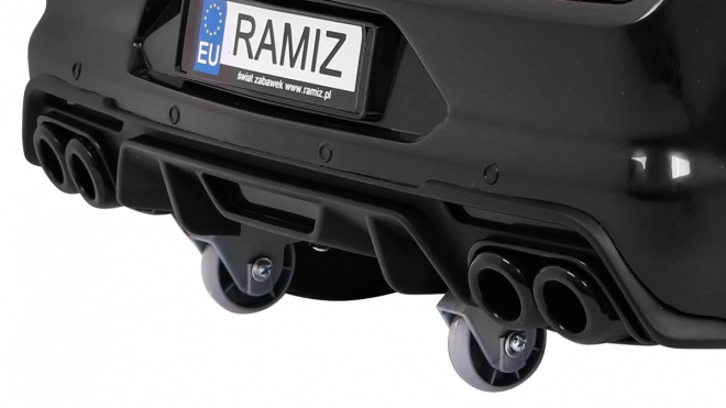 Auto elettrico per bambini GT Sport Polizia nero