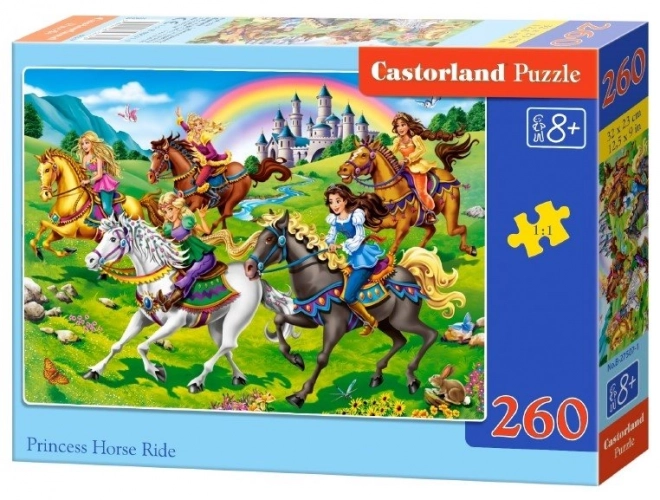 Puzzle Principessa a Cavallo di 260 Pezzi