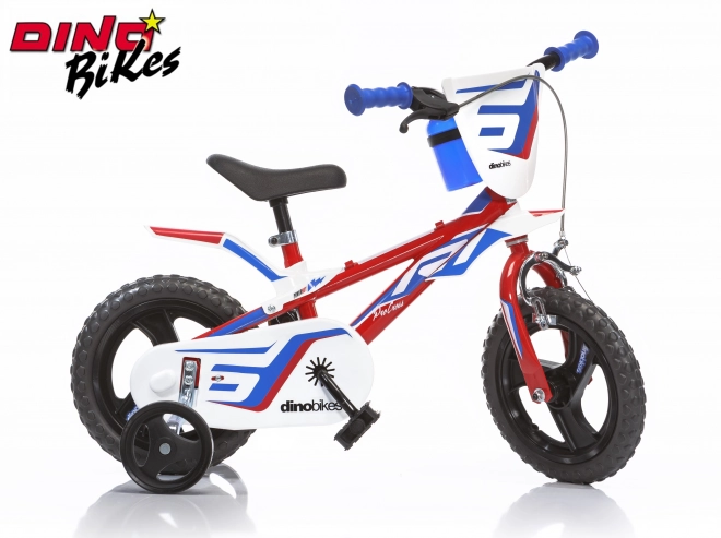 Bicicletta per bambini rossa Dino Bikes 12 pollici 2021