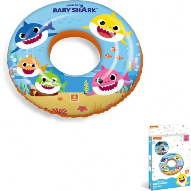 Gonfiabile Baby Shark a forma di ciambella