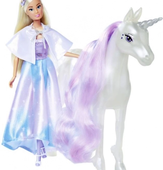 Bambola Steffi con unicorno
