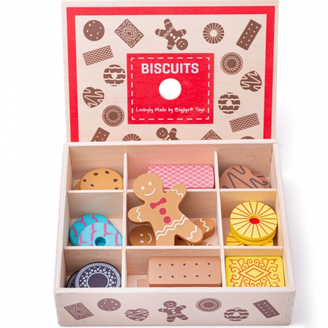 Scatola di biscotti in legno Bigjigs Toys