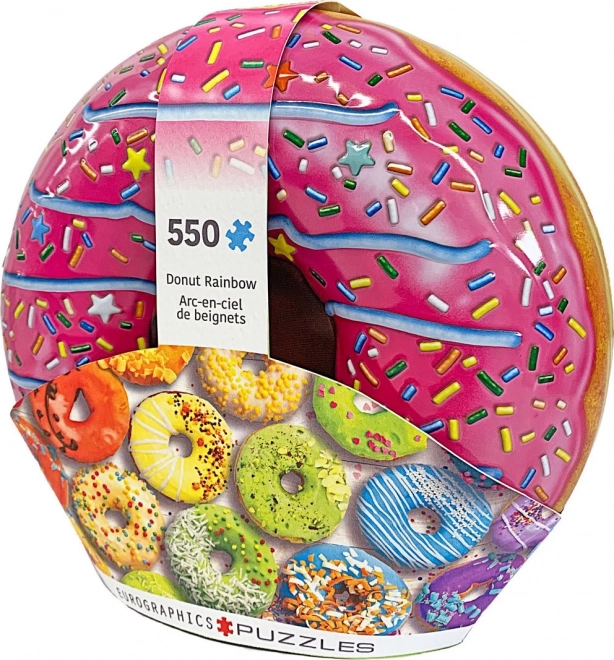 Puzzle Donut Arcobaleno 550 Pezzi