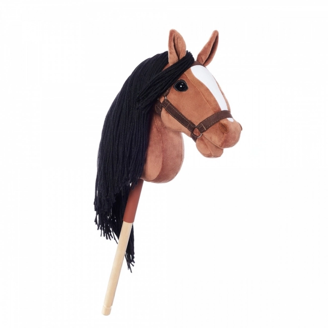 Cavallo a bastone Hobby Horse HOPPIHORSE marrone scuro