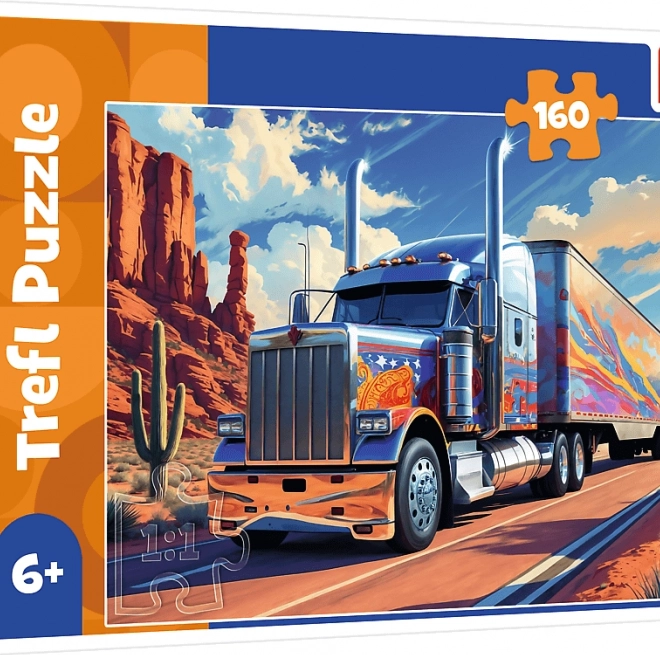 Puzzle Camion sulla strada 160 pezzi