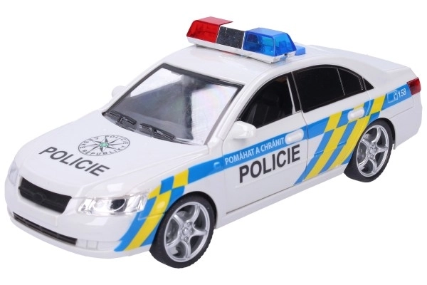 Auto della polizia con effetti