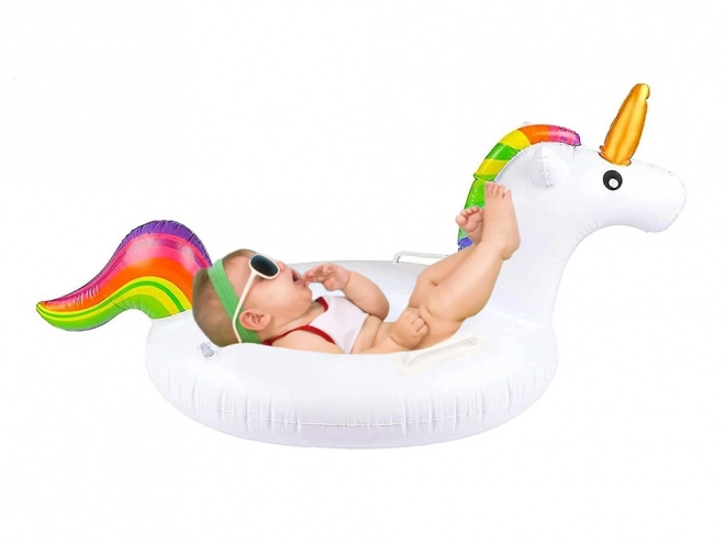 Anello gonfiabile per bambini a forma di unicorno per piscina