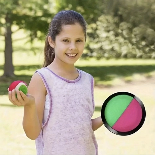 Gioco con palline velcro Set di racchette e palla