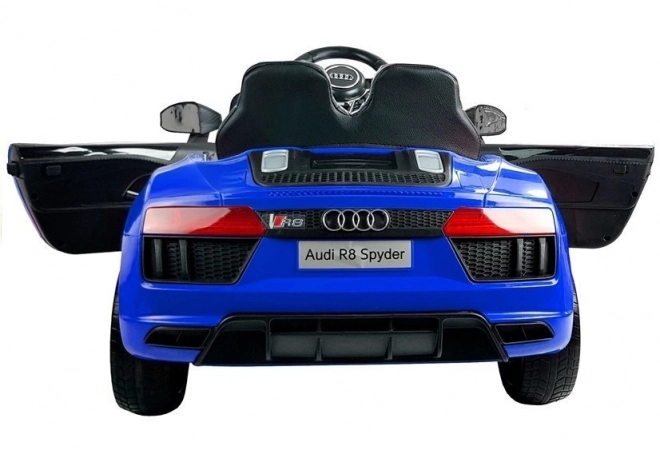 Auto a Batteria Audi R8 Spyder Blu Verniciato