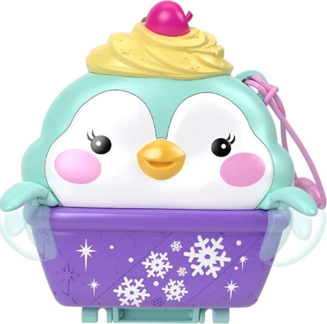 Polly Pocket Casetta Compatta di Ghiaccio con Pinguini