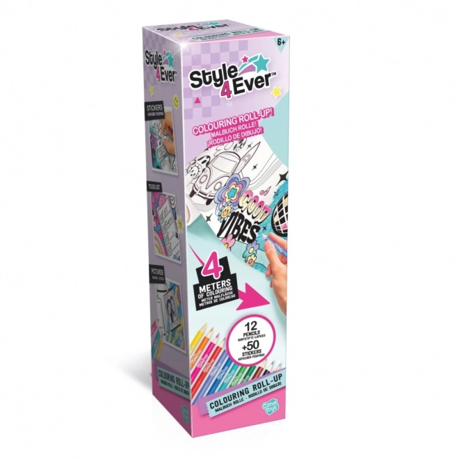 Libri da Colorare su Rotolo Style4Ever