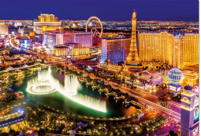 Puzzle Luminoso Las Vegas 1000 Pezzi