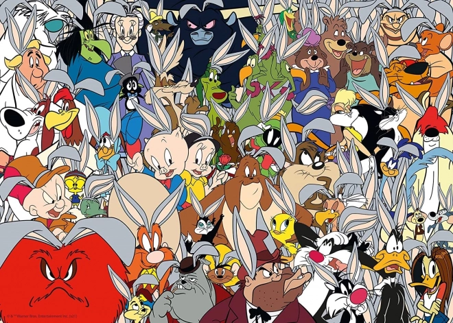 Puzzle Ravensburger Sfida Looney Tunes 1000 pezzi