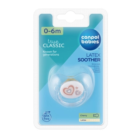 Succhietto a ciliegia in caucciù Canpol Babies 0-6 mesi