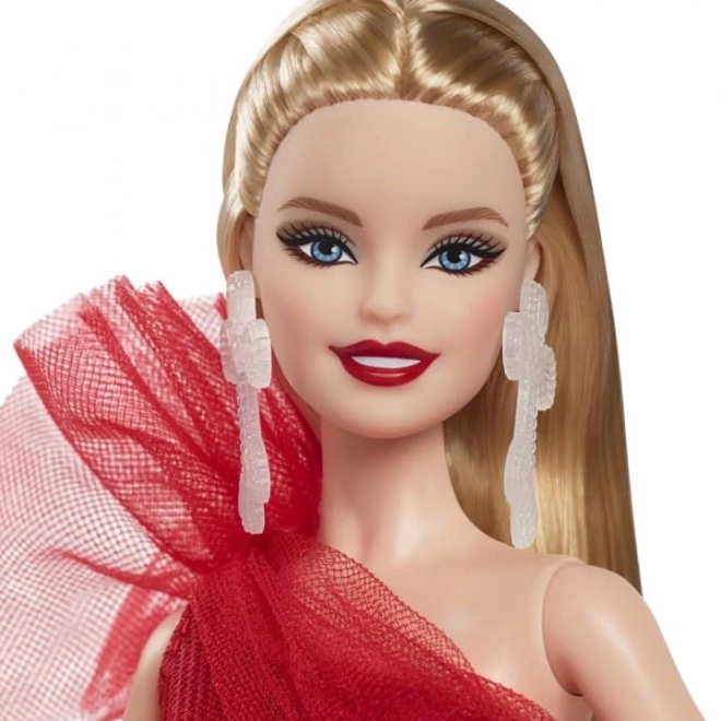 Bambola da collezione Barbie Festiva 2024 bionda