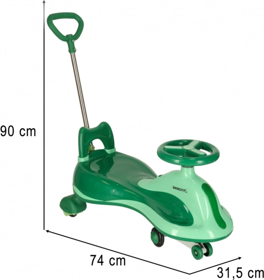Giocattolo cavalcabile verde Swing Fix per bambini