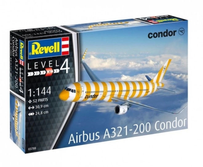 Modello in plastica Airbus A321-200 CONDOR in scala 1:144