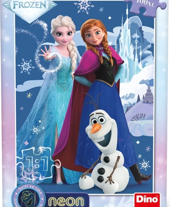Puzzle illuminato Frozen: Sorelle magiche 100 pezzi