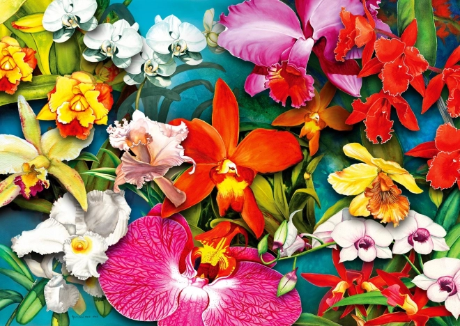 Puzzle giungla di orchidee 1000 pezzi