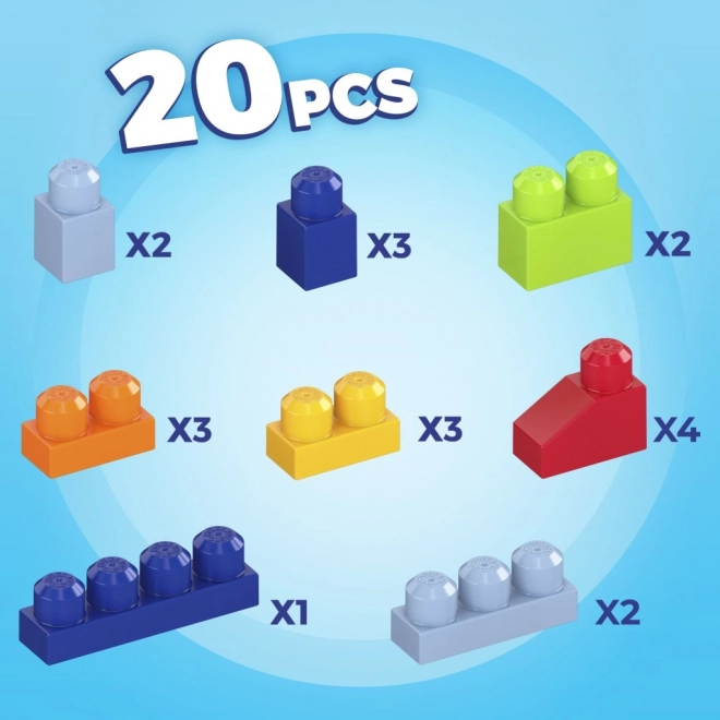 Mattoncini Mega Bloks nel carrello