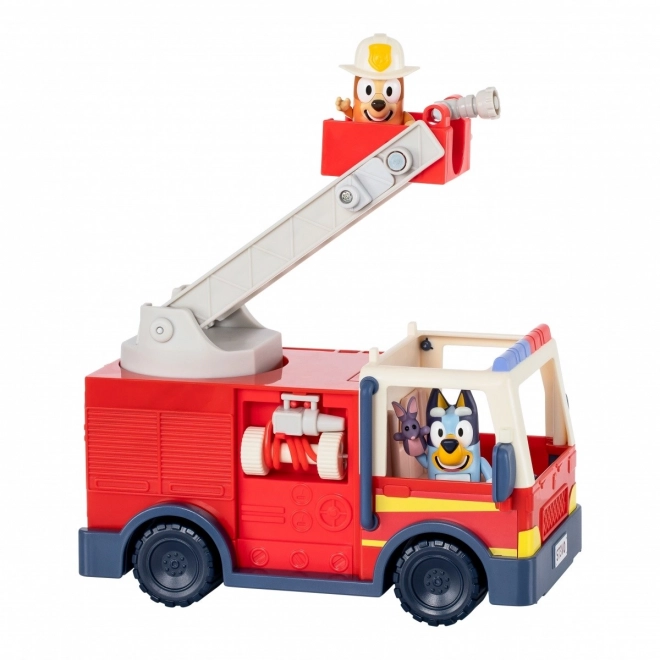 Set di personaggi Bluey Camion dei pompieri