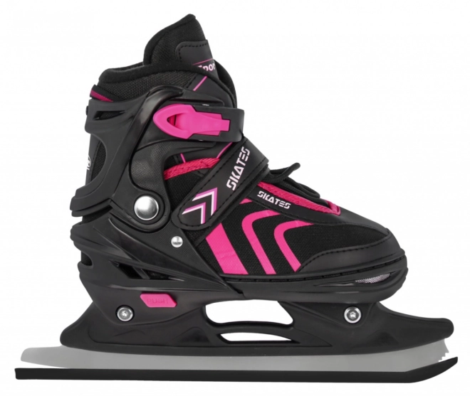 Set 4 in 1 Pattini a rotelle, rollers e pattini da ghiaccio per bambini taglia 29-33 Rosa – Rosa