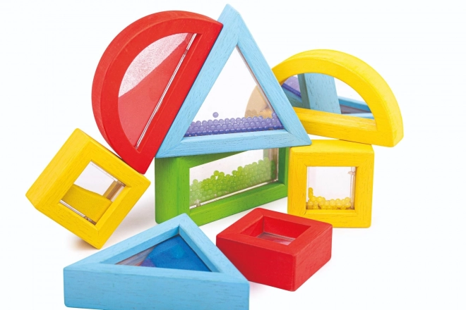 Blocchi Arcobaleno Sensoriali Bigjigs Toys