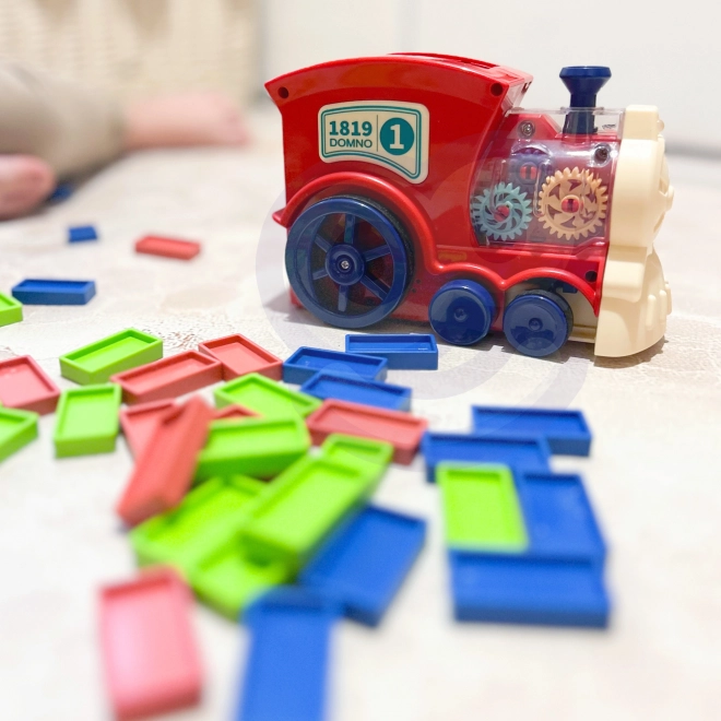 Ciuf Ciuf Elettrica Locomotiva per Blocchi Domino