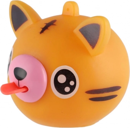 Animale di gomma fischiante con lingua 6 cm