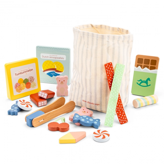 Set di dolci in legno per bambini