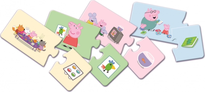 Puzzle Bambini Peppa Pig 2x14 Pezzi