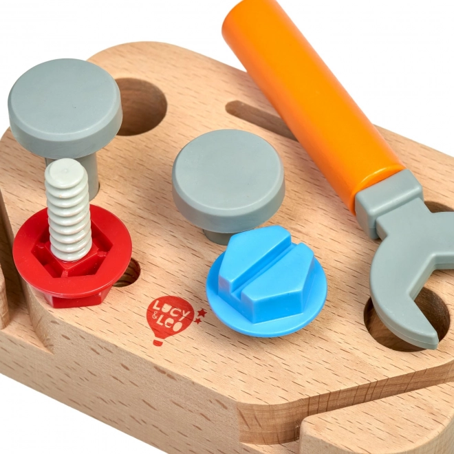 Set di attrezzi in legno per bambini - Piccolo carpentiere